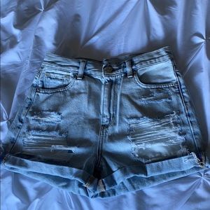 American eagle jean shorts